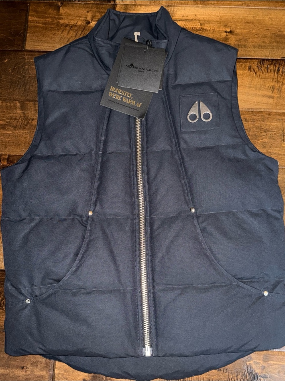 Moose Knuckles Men's Montreal Vest New Black size-Large